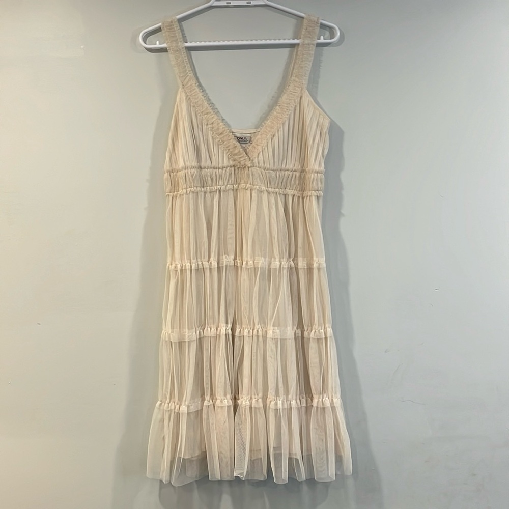 Only Boho Tiered Ruffle Midi Dress‎